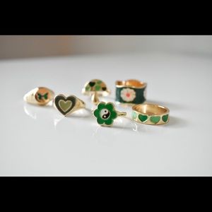 Rings from my small business follow us on Instagram @trendabyds